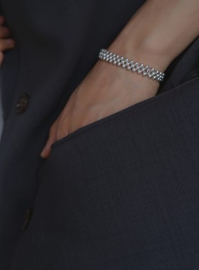 游七月女S925银冷淡风纯手工