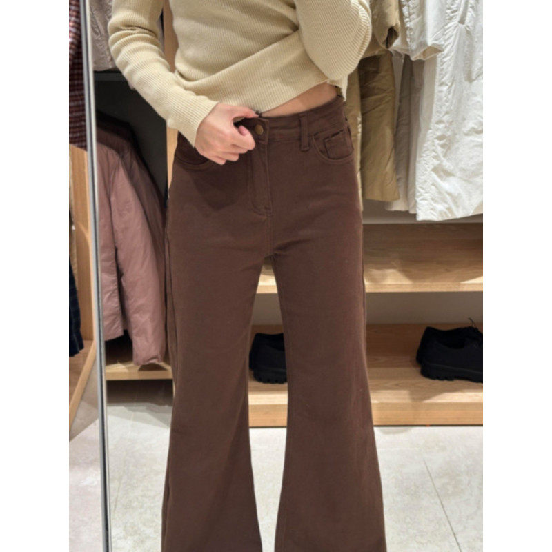 大码胖mm美式复古口袋刺绣微喇牛仔裤女秋冬高腰显瘦阔腿马蹄裤子,淘宝优惠券,粉丝福利购,淘宝优惠卷