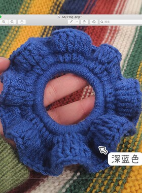 李知恩绿色扎马尾大肠圈iu同款