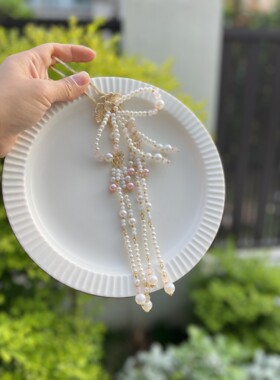 古风珍珠发簪仙气蝴蝶流苏甜美汉服配饰绝美汉服配饰少女古风步摇