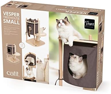 Catit Vesper Treehouse  Cat Tree Furniture  Small - 图1