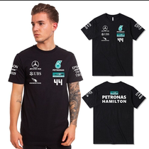 New F1 racing team uniforms speed dry breathable summer short sleeves Mercedes Benz Ferrari Hamilton Vistapanleko