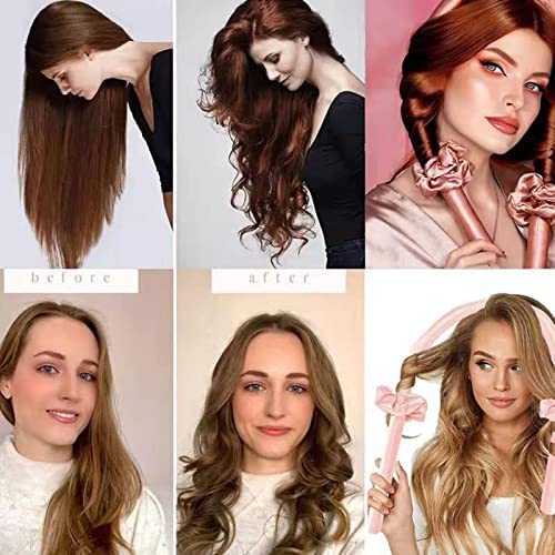 LFRNZS No Heat Hair Curlers for Long Hair   Heatless Curling