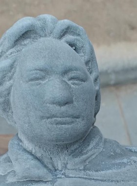 水泥毛主席青年摆件橘子洲头毛泽东半身像家居装饰工艺品摆件礼品