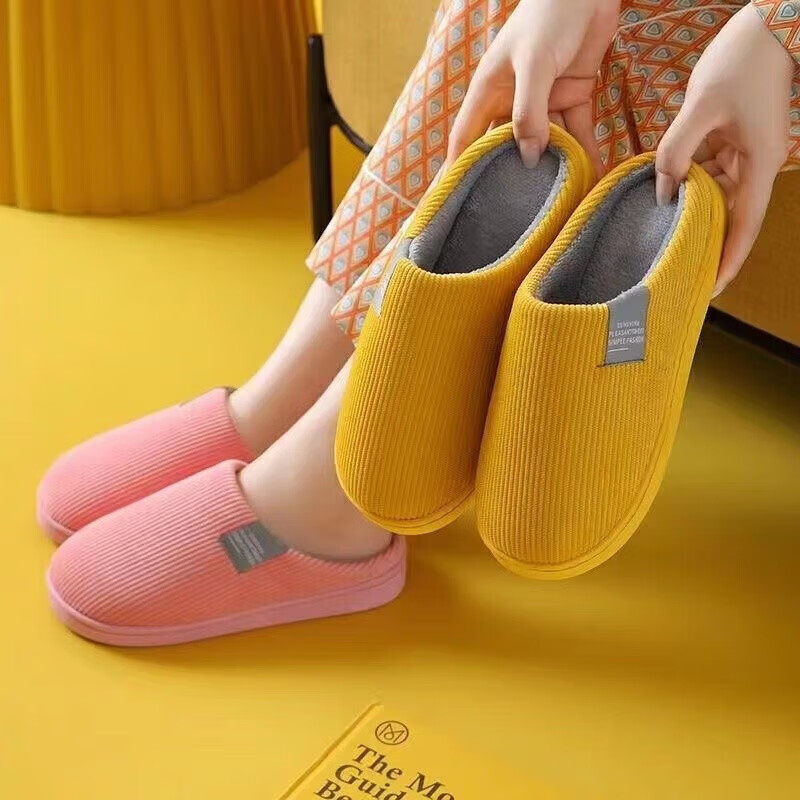 (亏本清仓)棉拖鞋女冬季防滑家居家用居家室内保暖加绒加厚棉拖男,淘宝优惠券,粉丝福利购,淘宝优惠卷