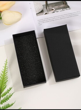 浪爵高端翻盖皮盒表高档长方形外贸硬质跨境手表盒方形橙色礼盒