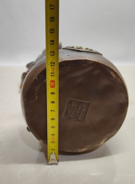 古玩收藏纯铜鎏金鲤鱼闹莲如意算盘摆件家居装饰品办公室店铺开业