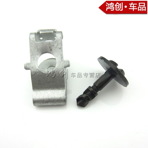 奥迪A4A4LA5C6A6L发动机下护板螺丝钢铁片变速箱护板夹子卡扣卡子 - 图2