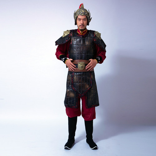 阿幸古代盔甲可穿真人将军衣服铠甲服装士兵影视舞台演出道具头盔 - 图2