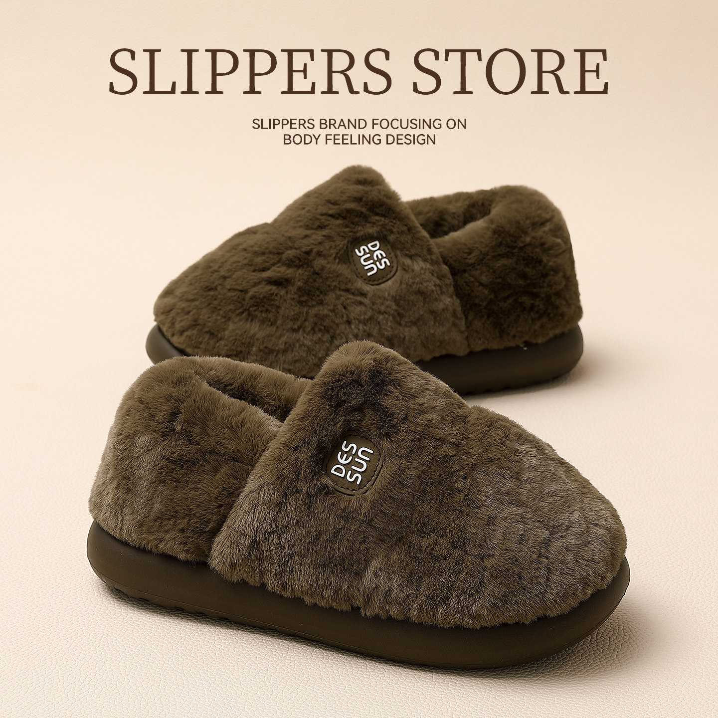 棉拖鞋男士冬季2025新款包跟室内家居加绒加厚毛毛拖鞋女外穿防滑,淘宝优惠券,粉丝福利购,淘宝优惠卷