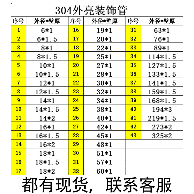 薄壁不锈钢管304空心卫生管装饰管薄管 国标圆管焊管管材零切加工 - 图1