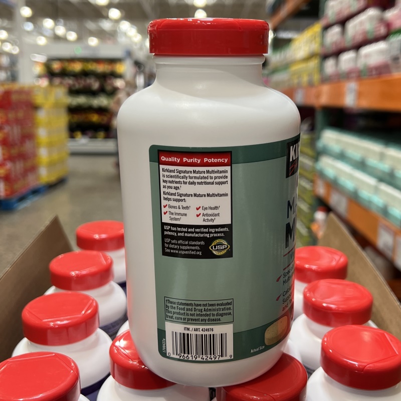 美国直邮Kirkland柯克兰中老年50+多种复合维生素MATURE MULTI - 图2