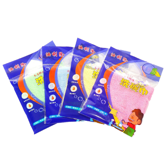 Oily wood removal fiber non-stick kitchen scouring pad