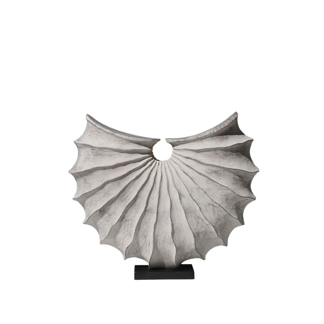 简约创意软装饰品轻奢几何树脂摆件样板房间售楼处电视柜艺术摆设 - 图3