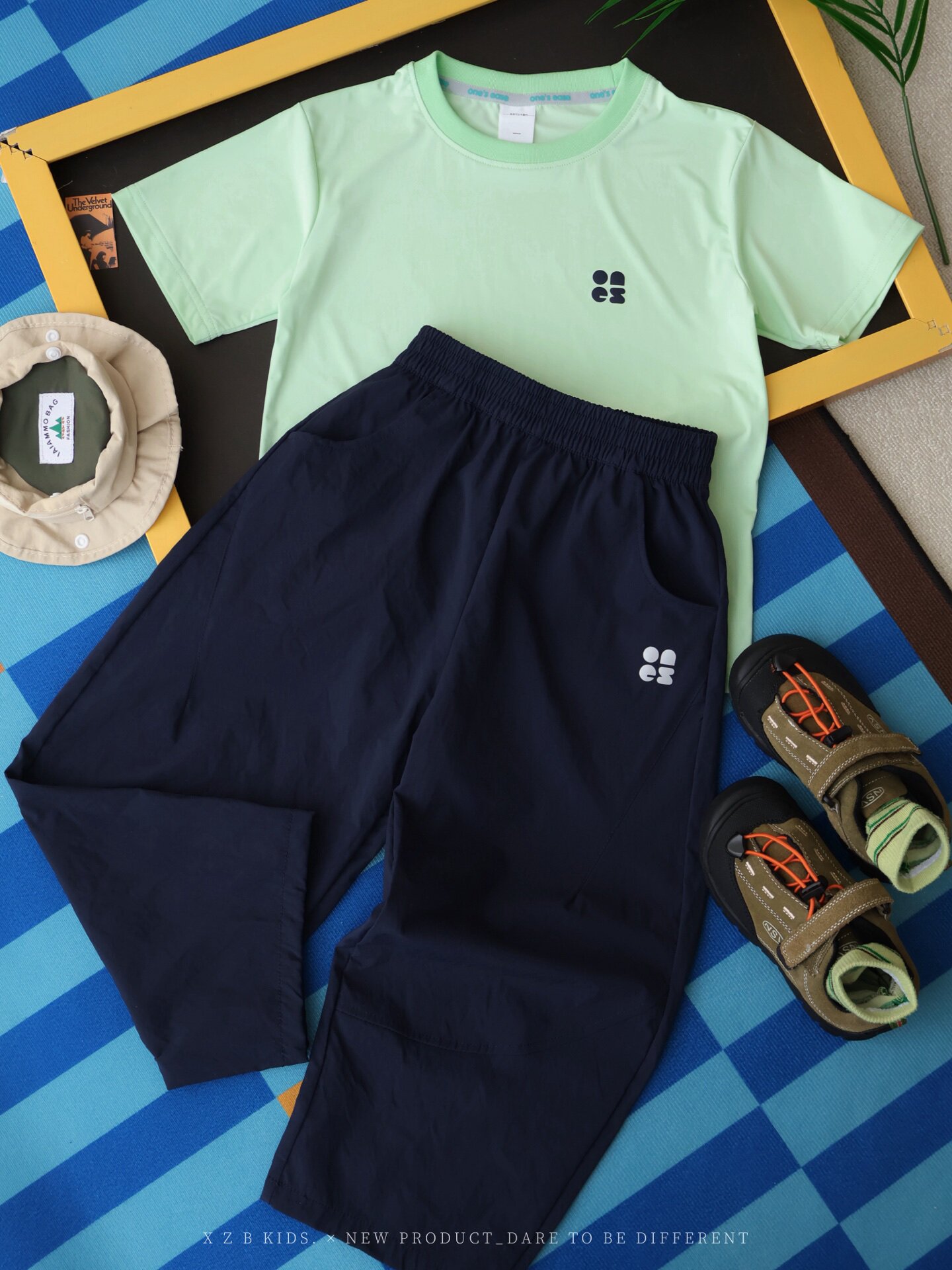 Summer new style short-sleeved quick-drying clothes, sun protection fitness clothes, badminton T-shirt, girls' skirts and pants, outdoor hiking sports suit D