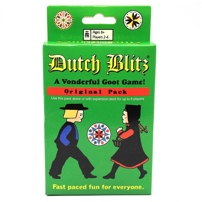 荷兰闪电战Dutch Blitz Card Game Basic Expansion Pack英文桌游 - 图0