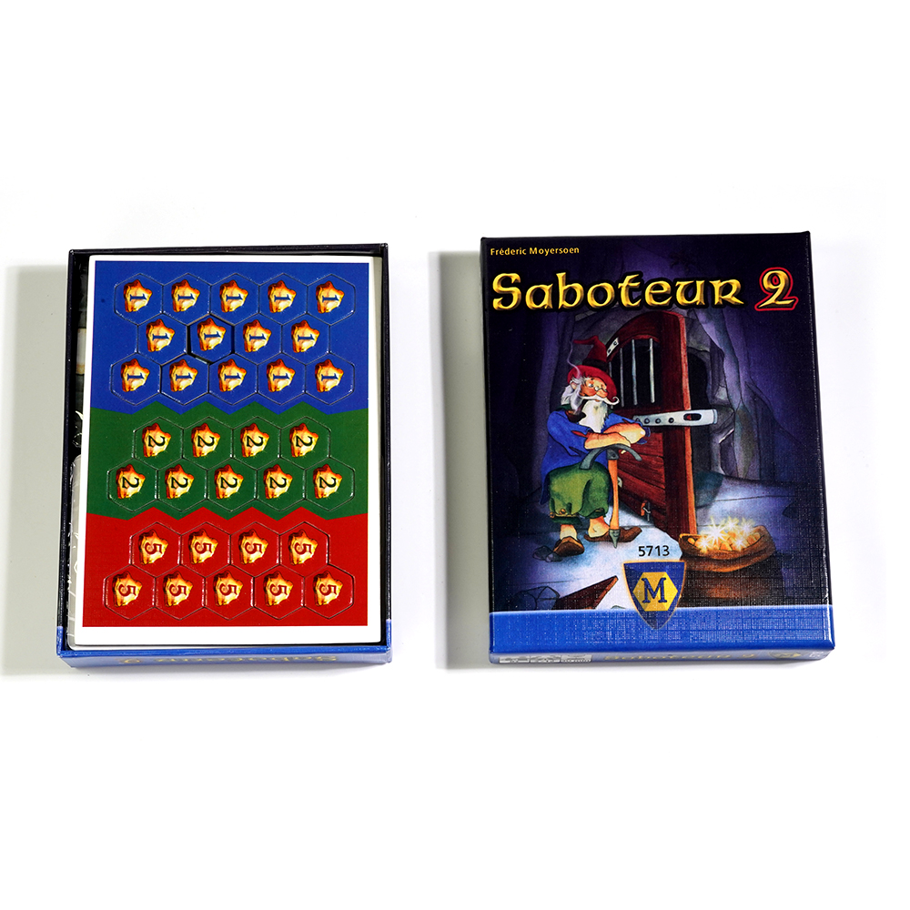 矮人金矿矿工2 Saboteur2 Board Game英文桌游戏卡牌聚会派对