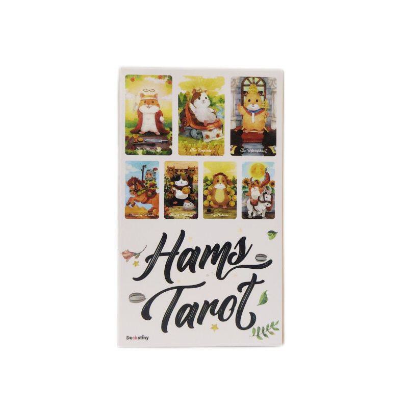 小仓鼠塔罗Hams Tarot 12x7cm英文卡牌游戏 带纸质说明