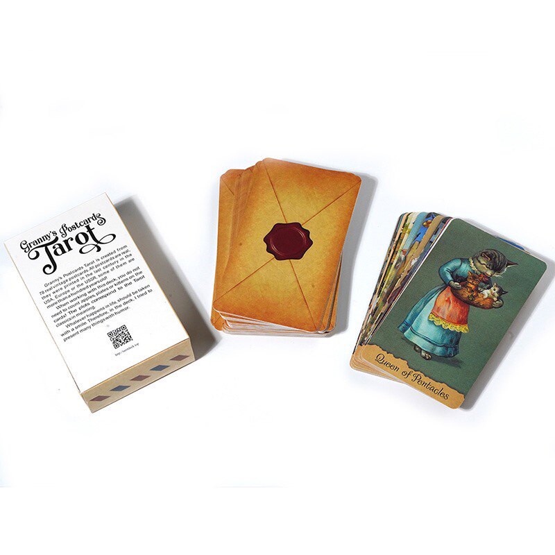 英文Granny’s Postcards Tarot奶奶的明信片塔罗牌卡牌 游戏