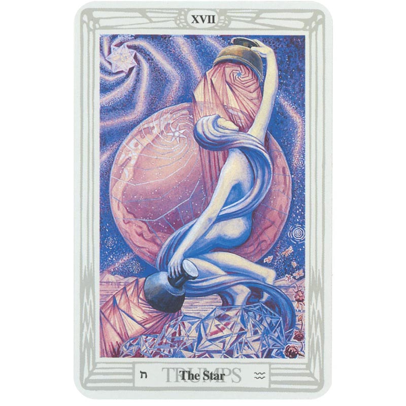 thouth透特tarot英文卡牌游戏12x7cm纸质说明书-图1