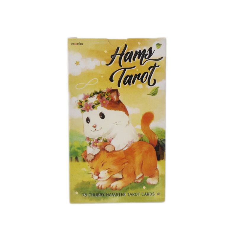 小仓鼠塔罗Hams Tarot 12x7cm英文卡牌游戏 带纸质说明