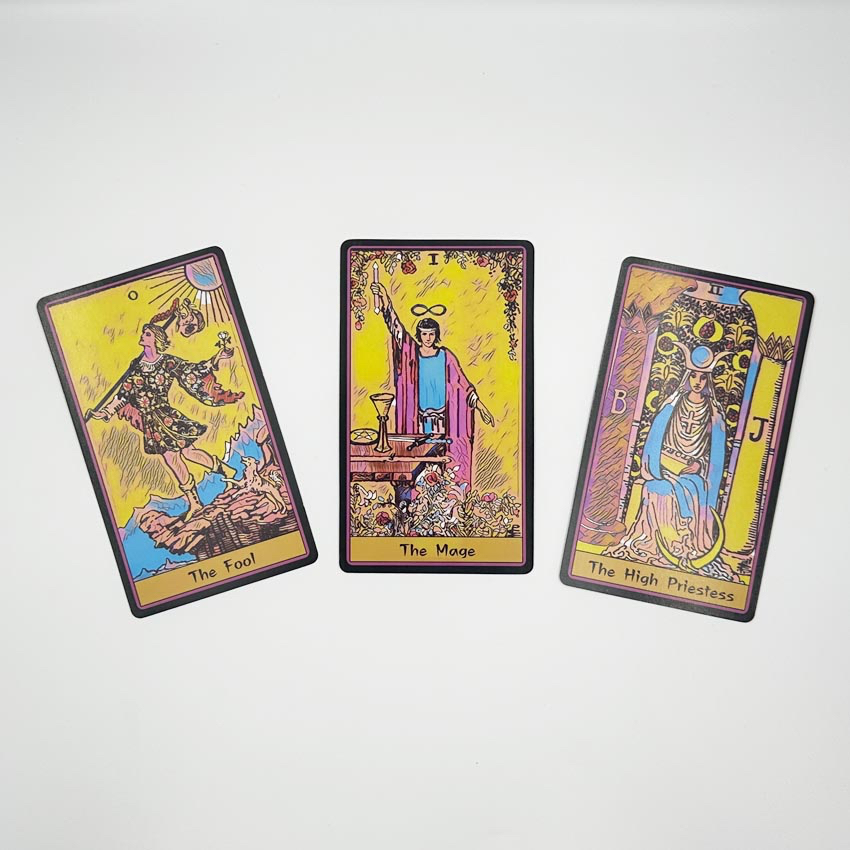 Pop Design Tarot Card初学者学习12×7英文卡片游戏牌袋12×7-图3