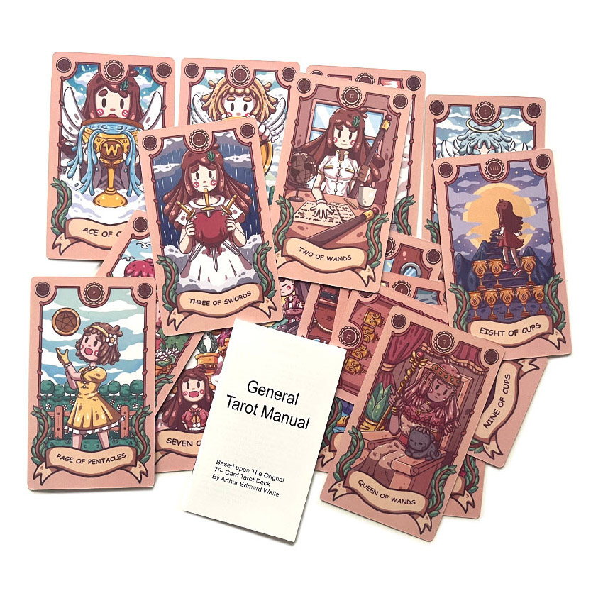 快乐之旅塔罗牌12X7cm Joyful Journey Tarot 英文卡罗牌卡牌游戏 - 图0