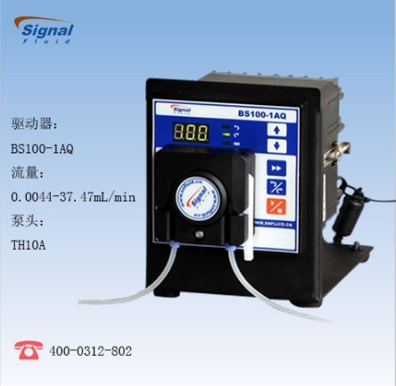 思诺BS100-1AQ嵌入式调速型蠕动泵流量范围0.006-135ml/mi - 图0