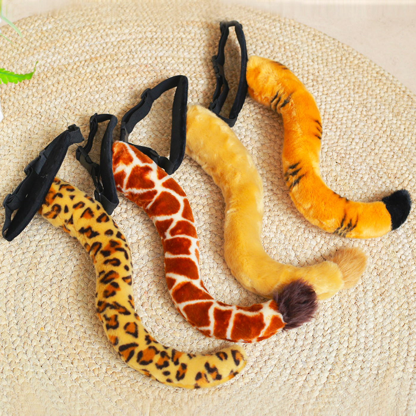 老虎尾巴儿童动物玩具道具老虎爪子手套玩偶马毛绒恐龙幼儿园公仔,淘宝优惠券,粉丝福利购,淘宝优惠卷