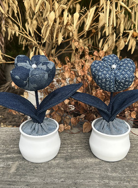 珍珠梅活性炭盆花摆件办公室