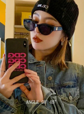 偏光椭圆形穿搭男女GM眼镜热销