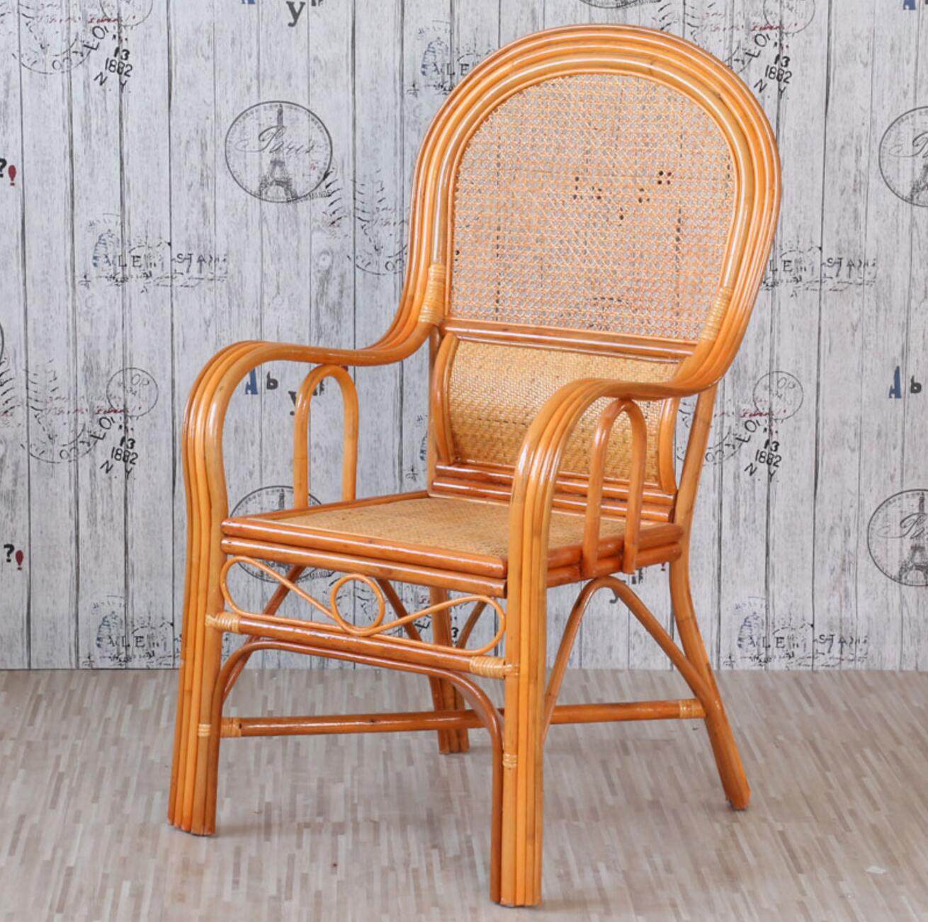 正宗真藤椅护腰办公椅送老人礼物单人休闲阳台座椅麻将茶楼家用,淘宝优惠券,粉丝福利购,淘宝优惠卷