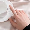 Pure silver 999 copper coin ring for attracting wealth