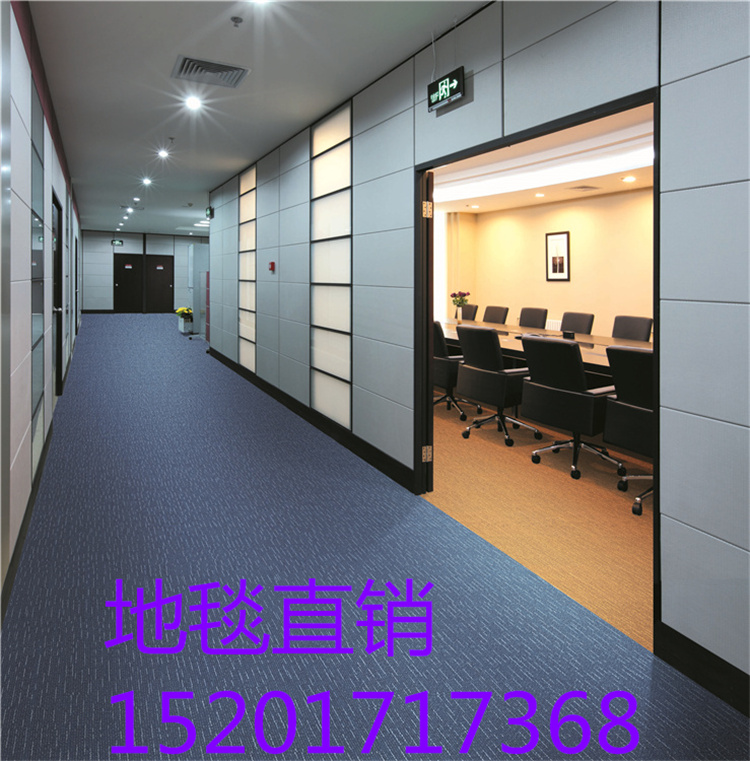 巨东PA方块地毯50*50cm会议室商务楼工程酒店拼接商用科技展览馆 - 图2