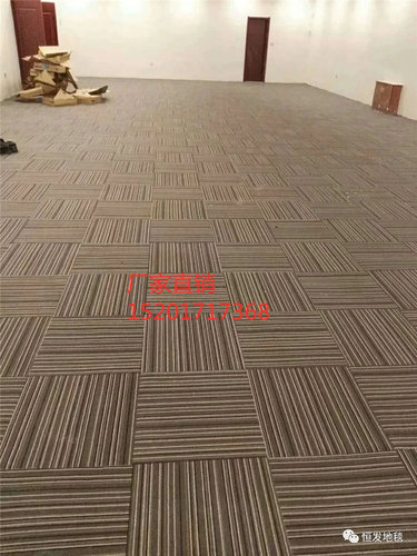 大面积条纹恒发LK1方块地毯卧室办公拼接商用写字楼商务楼博物馆 - 图2