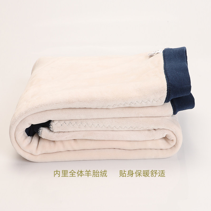 三层加厚男童加绒内穿冬女童绒裤 绒曼蒂克裤子