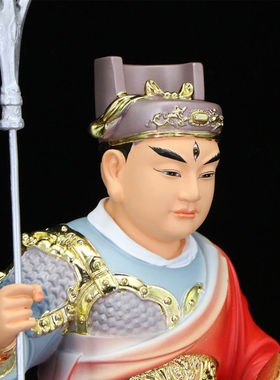 座华光大帝神像树脂马元帅摆件
