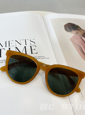 去有风的地方许红豆墨镜韩版圆脸