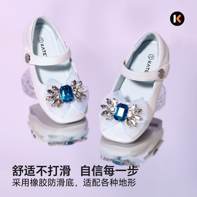 卡特兔儿童公主鞋2026春季新品软底防滑水晶女童鞋礼服演出鞋,淘宝优惠券,粉丝福利购,淘宝优惠卷
