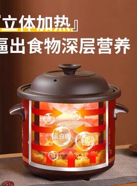 机械三档调节电炖锅煮粥煲汤能手