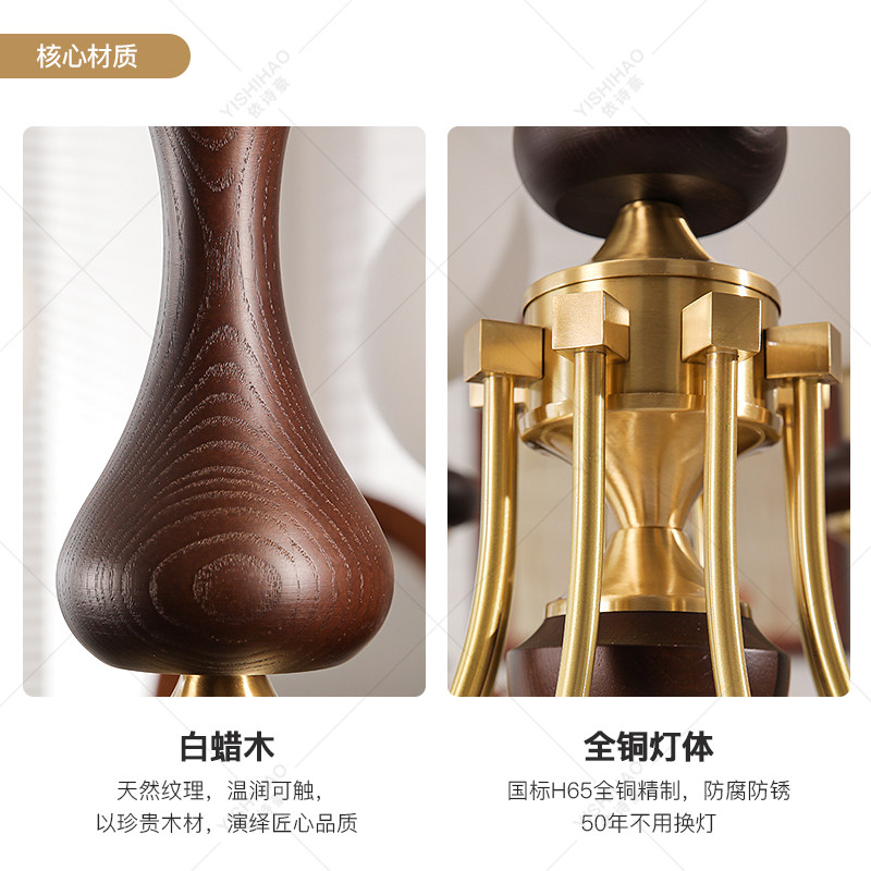 法式复古风灯具客厅灯主灯吊灯魔豆美式简约卧室灯餐厅灯中山灯具,淘宝优惠券,粉丝福利购,淘宝优惠卷