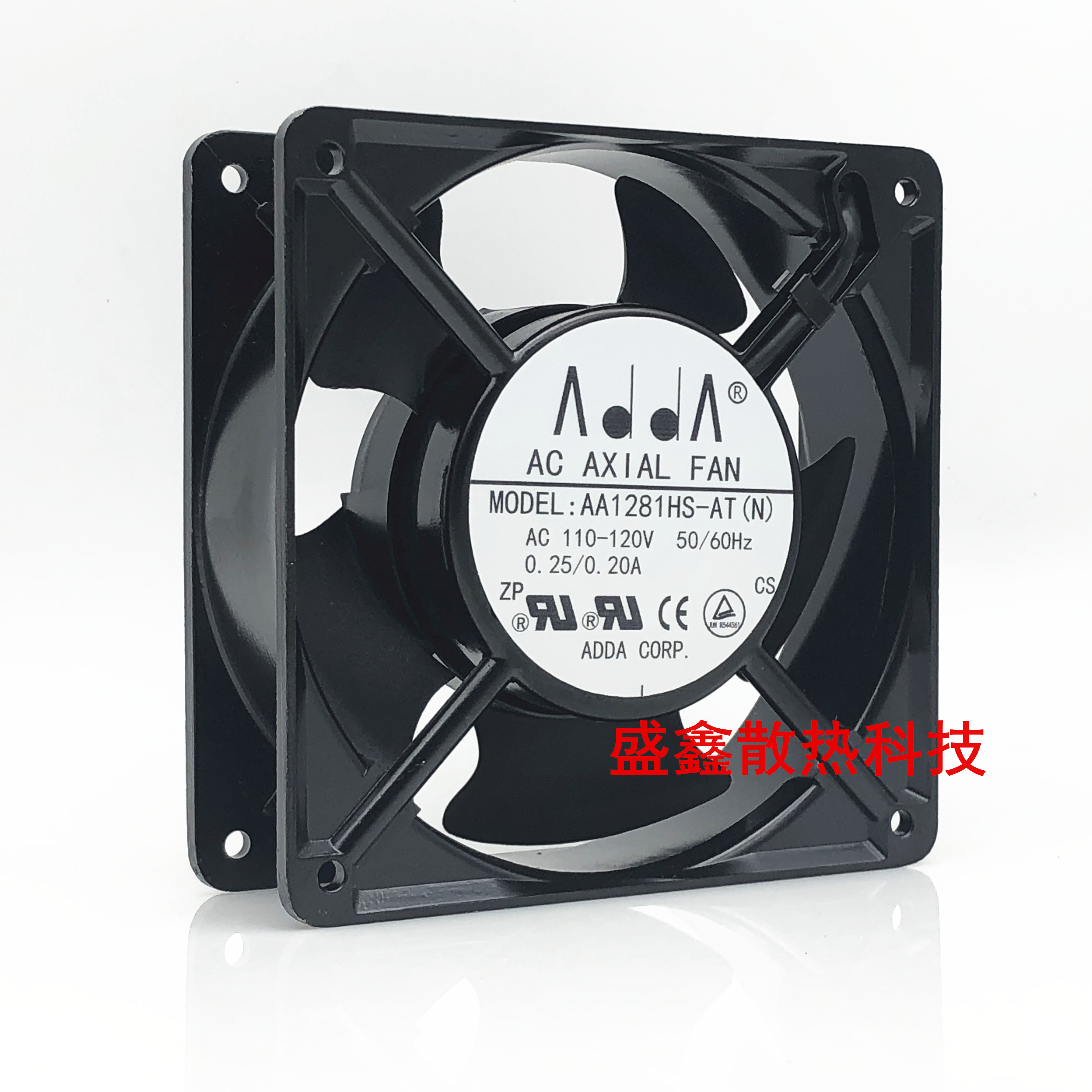 原装正品ADDA 12cm  AA1281HS-AT(N)110/120V 0.25/0.20A散热风扇 - 图0