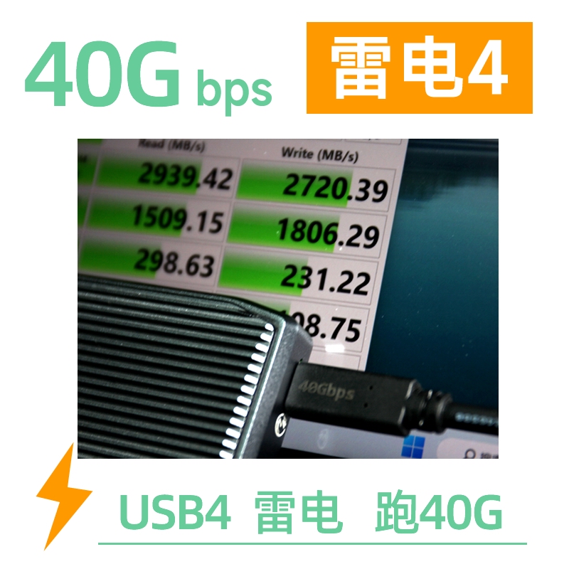 PD3.1雷电4大厂代工40Gbps兼容USB4 Gen2 3 TYPE-C高速数据线240W - 图0