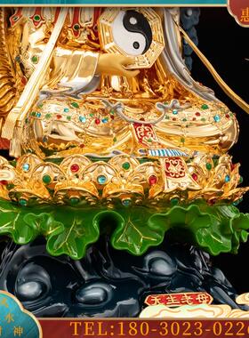 19英寸纯铜鎏金无生老母神像无极老母铜像皇母家用摆件