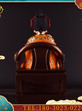 2/16英寸树脂注生娘娘神像金花夫人临水夫人送子娘娘佛像