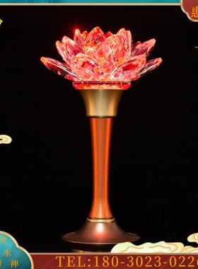 音佛前供具套餐香炉圣水杯供果盘供瓶莲花灯香筒供奉用具