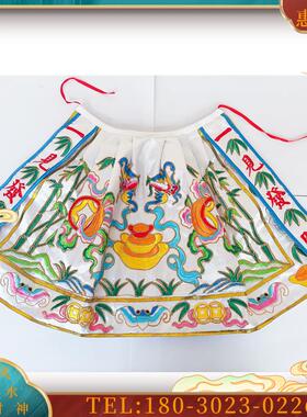 黑白大二爷伯披风  神像披风 竹叶谢范将军 神明衣台版一【议价】