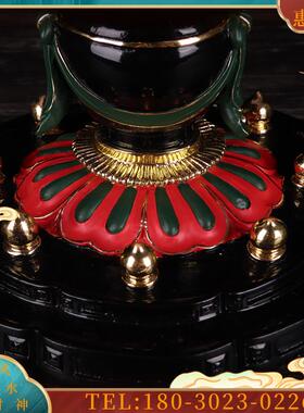 14寸树脂爱染明王神像金刚王马头明王佛像家居客厅摆件