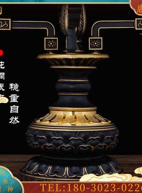 LED多头宫灯观音佛前莲花灯供灯佛灯供奉灯三头五头铜宫灯