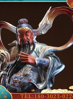 纯铜韦陀伽蓝护发佛像铜像家用招财关公供佛摆件伽蓝韦陀【议价】